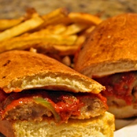 Italian Sausage Sandwich