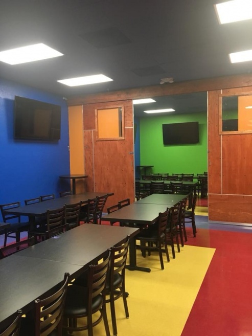 Dining room in the Gilroy restaurant